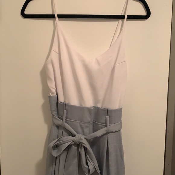 NWT Blue and White Jumpsuit - Picture 2 of 3